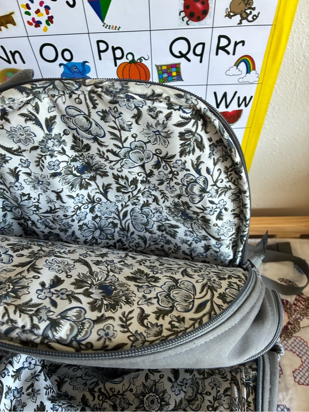 Vera Bradley womens Recycled Cotton Campus Backpack Bookbag - Picture 6 of 9